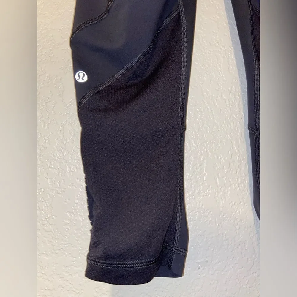 Lululemon‎ Run: For Your Life Crop black size 4 NWOT